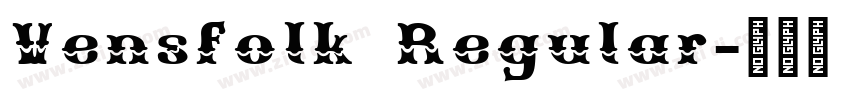 Vensfolk Regular字体转换